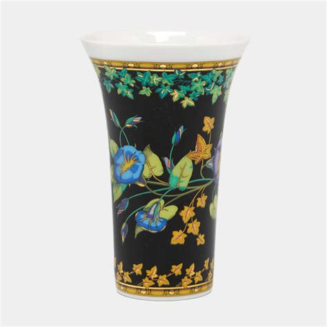 versace rosenthal glas vase|rosenthal versace black.